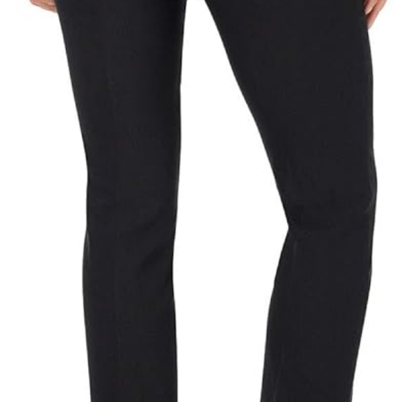 NWT Rekucci Women's Straight Leg Pant with Tummy Control. Black. 14 petite - Picture 5 of 10